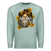 Seafoam cowboy gnome sunflower rope Premium Sweatshirt - BarkalooDesign