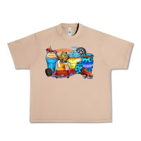 Burro truck coffee cups Urban Heavy Tee - Zillion Design Studio