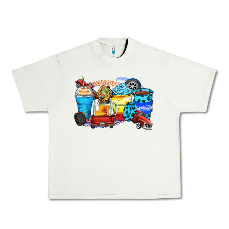 Truck Coffee Cups Urban Heavy Tee by Zillion Design Studio | Teevron
