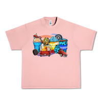 Salmon truck coffee cups Urban Heavy Tee - Zillion Design Studio