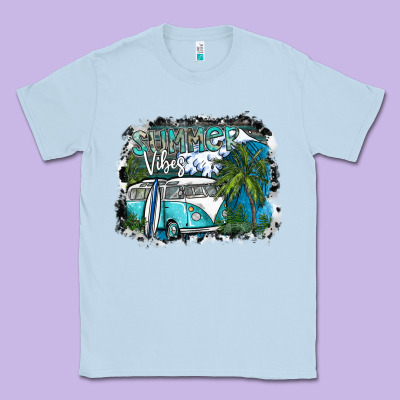Summer Vibes Classic Tee Designed By Sublimationcraftshop