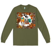 Army Green hair tech Long Sleeve Tee - AdoDesignShop