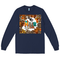 Navy hair tech Long Sleeve Tee - AdoDesignShop
