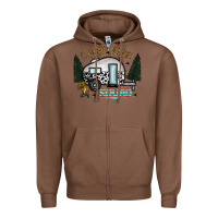 Chestnut camp fire squad Zipper Hoodie - CowhideDigitalArt