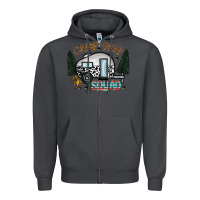 Smoke camp fire squad Zipper Hoodie - CowhideDigitalArt