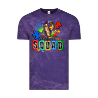 Cloud Purple american football support squad autism Vintage Tee - Zillion Design Studio