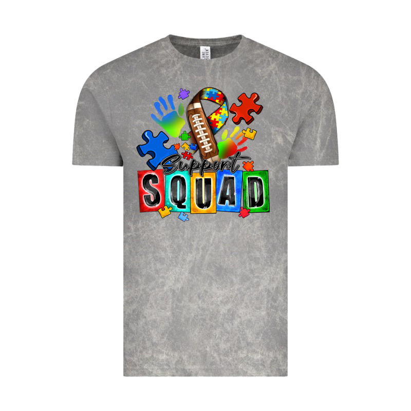 American Football Support Squad Autism Vintage Tee by Zillion Design Studio | Teevron