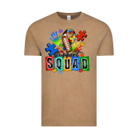Vintage Coffee american football support squad autism Vintage Tee - Zillion Design Studio