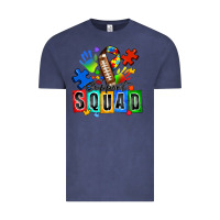 Vintage Denim american football support squad autism Vintage Tee - Zillion Design Studio
