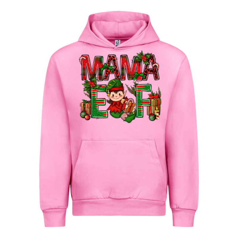 Mama Elf With Gift Christmas Urban Hoodie by BundleAndBundleShop | Teevron