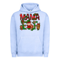 Pigment Grape Ice Mama Elf With Gift Christmas Urban Hoodie - BundleAndBundleShop