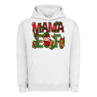 Pigment Lunar Rock Mama Elf With Gift Christmas Urban Hoodie - BundleAndBundleShop