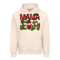 Sandshell Mama Elf With Gift Christmas Urban Hoodie - BundleAndBundleShop
