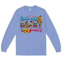 Colony Blue western little miss sassy pants Long Sleeve Tee - Zillion Design Studio