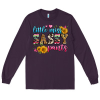 Plum western little miss sassy pants Long Sleeve Tee - Zillion Design Studio