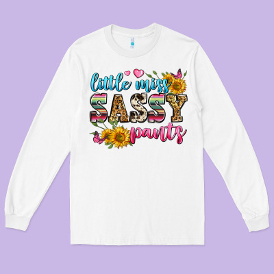Western Little Miss Sassy Pants Long Sleeve Tee Designed By Zillion Design Studio