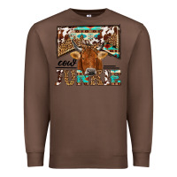 Chestnut cow junkie Premium Sweatshirt - NancyCooperArtShop