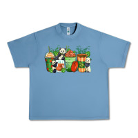 Pebble Blue panda coffee cups Urban Heavy Tee - Zillion Design Studio
