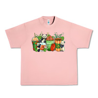 Salmon panda coffee cups Urban Heavy Tee - Zillion Design Studio