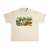 Sandshell panda coffee cups Urban Heavy Tee - Zillion Design Studio