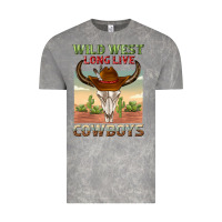 Cloud Rock wild west long live cowboys Vintage Tee - texasbilliewilder