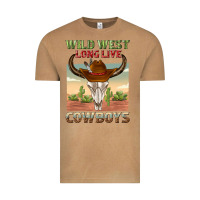 Vintage Camel wild west long live cowboys Vintage Tee - texasbilliewilder