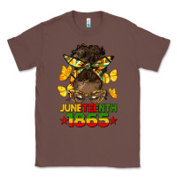 Chestnut juneteenth 1865 afro bun Classic Tee - HRA Design Shop
