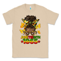 Mushroom juneteenth 1865 afro bun Classic Tee - HRA Design Shop