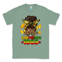 Sage juneteenth 1865 afro bun Classic Tee - HRA Design Shop
