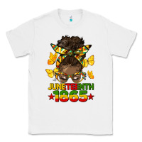 White juneteenth 1865 afro bun Classic Tee - HRA Design Shop