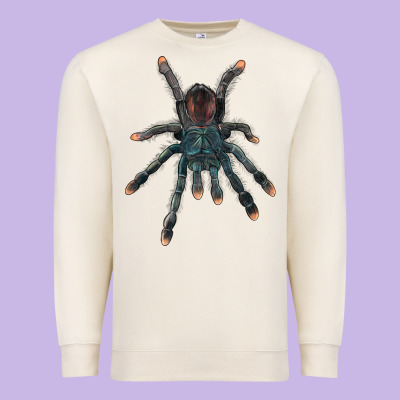 Pink Toe Tarantula Premium Sweatshirt Designed By Lillyallendesigns