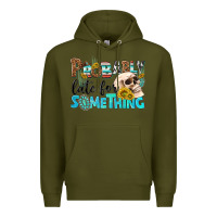 Army Green probably late for something Premium Hoodie - NancyCooperArtShop