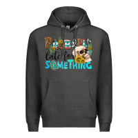 Charcoal Heather probably late for something Premium Hoodie - NancyCooperArtShop