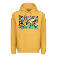 Mustard probably late for something Premium Hoodie - NancyCooperArtShop
