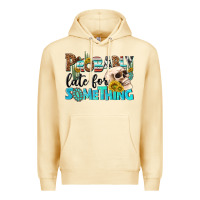 Pina Colada probably late for something Premium Hoodie - NancyCooperArtShop