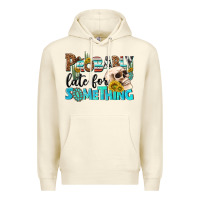 Sandshell probably late for something Premium Hoodie - NancyCooperArtShop