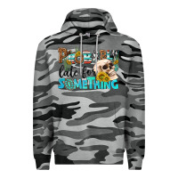 Slate Camo probably late for something Premium Hoodie - NancyCooperArtShop