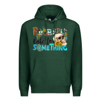 Sports Green probably late for something Premium Hoodie - NancyCooperArtShop