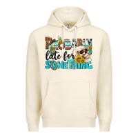 Tofu probably late for something Premium Hoodie - NancyCooperArtShop