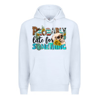 White probably late for something Premium Hoodie - NancyCooperArtShop