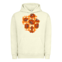Thanksgiving Turkey With Tartan Patch Urban Hoodie | Teevron