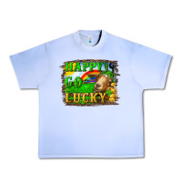 Grape Ice Happy Go Lucky Goat Urban Heavy Tee - RanaPortraitStore