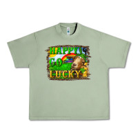 Happy Go Lucky Goat Urban Heavy Tee | Teevron