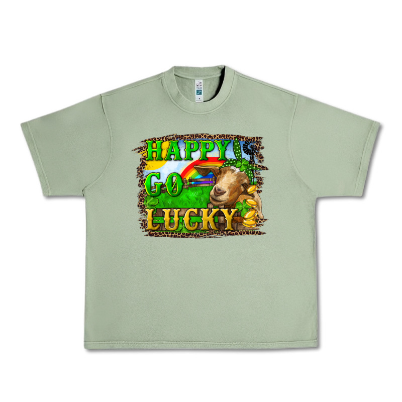 Happy Go Lucky Goat Urban Heavy Tee by RanaPortraitStore | Teevron