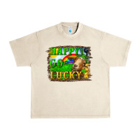 Sandshell Happy Go Lucky Goat Urban Heavy Tee - RanaPortraitStore