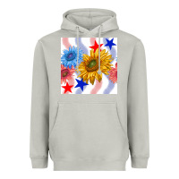 Moon Dust patriotic sunflowers Heavyweight Hoodie - BundleAndBundleShop