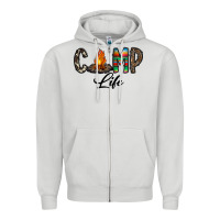 Camp Life Zipper Hoodie | Teevron