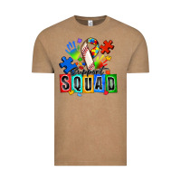 Vintage Coffee baseball support squad autism Vintage Tee - Zillion Design Studio