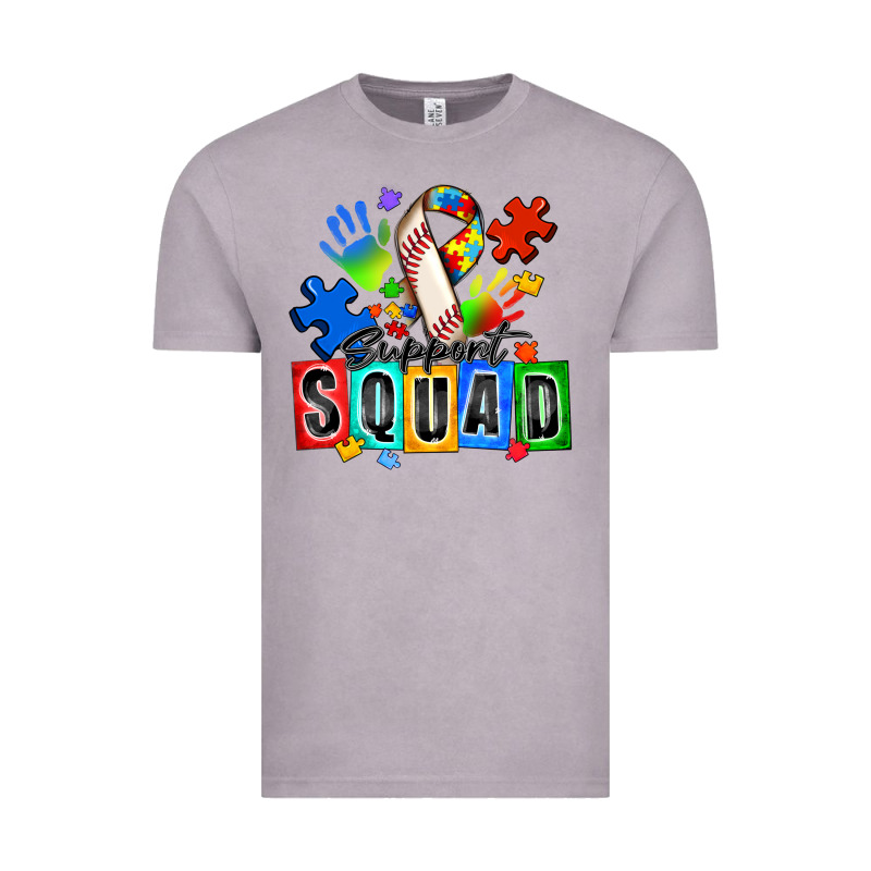 Baseball Support Squad Autism Vintage Tee by Zillion Design Studio | Teevron