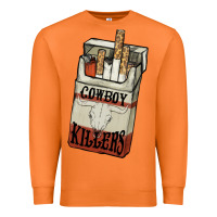 Carrot cowboy killers cigarette package Premium Sweatshirt - NancyCooperArtShop